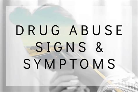 Understanding Addiction, Drug Abuse Signs, Drug Addiction Symptoms