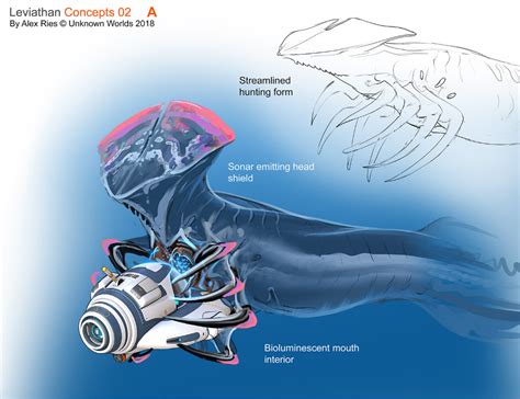 ArtStation - Shadow Leviathan Concepts 2, Alex Ries in 2021 | Subnautica concept art, Subnautica ...