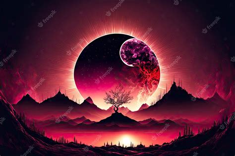 Red Eclipse Wallpapers - Top Free Red Eclipse Backgrounds - WallpaperAccess