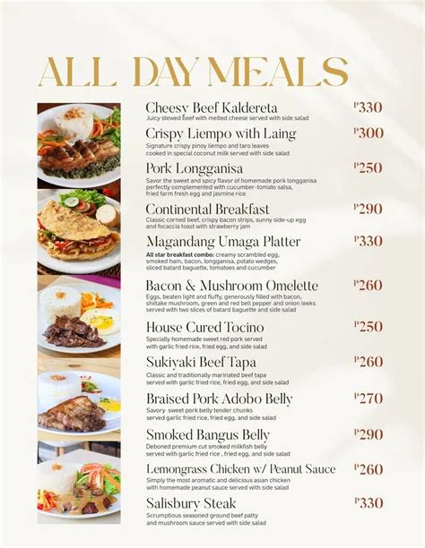 Figaro Coffee Menu & Updated Prices in Philippines 2023