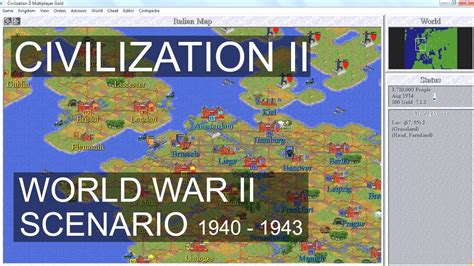 Civilization II: World War II Scenario 1940-1943 - YouTube