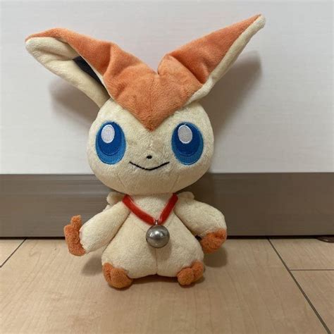 Pokemon Center Touhoku Limited Victini Plush Toy with P