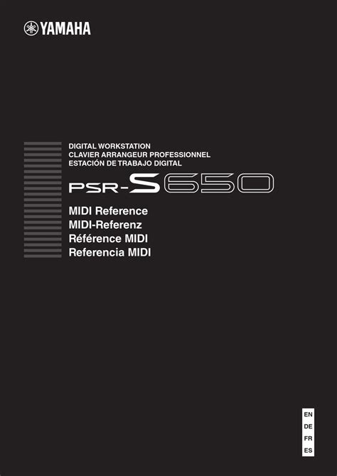 YAMAHA PSR-S650 REFERENCE Pdf Download | ManualsLib