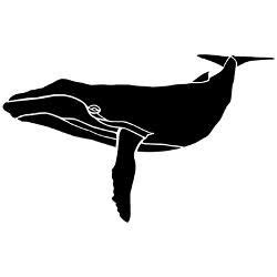 humpback whale silhouette - Google Search | Whale silhouette, Humpback whale tattoo, Whale