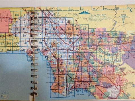 Vintage 1974 Thomas Guide Bros Los Angeles Orange County Map Book ...