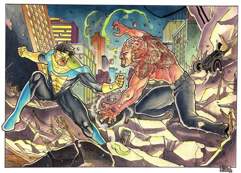 Invincible vs Angstrom Levy by eltondias on DeviantArt