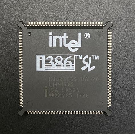 Intel KU80386SLBA-20 CPU SX526 386 Processor 20MHz i386SL QFP Microprocessor NOS | eBay