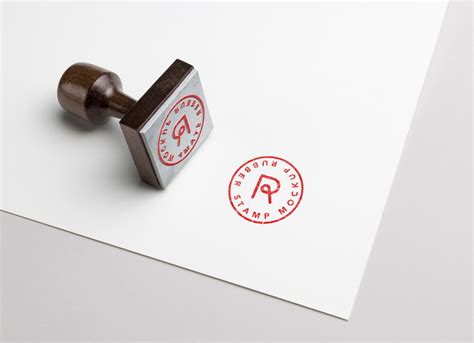 Free Rubber Stamp Logo / Typography Mockup PSD - Good Mockups