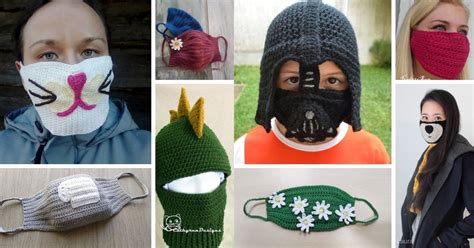 20 Easy to Make Crochet Face Mask Patterns - Crochet Life