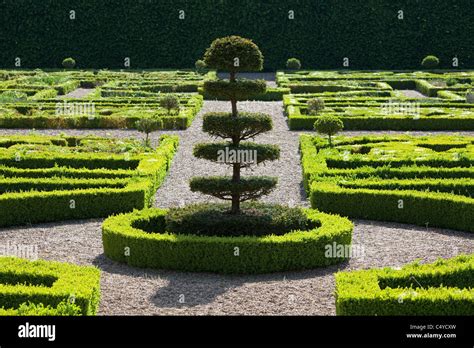 The sunken garden, boxwood hedges, park of Enghien, Belgium, Europe Stock Photo - Alamy