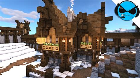 Minecraft: How To Build A Large Nordic House (Tutorial) - YouTube ...