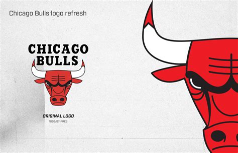 Chicago Bulls brand logo refresh concept on Behance