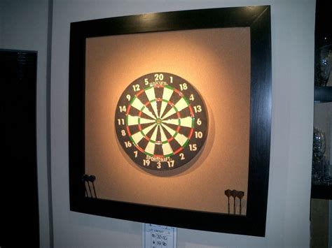 Dart Board Surround | Diy projects for men, Man room, Homemade wall decorations