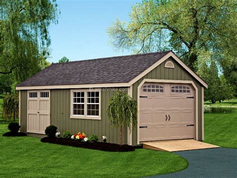 One-Car Garages - Amish Mike- Amish Sheds, Amish Barns, Sheds NJ, Sheds, Barns