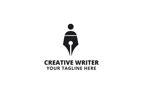 Creative Writer Logo Template | Creative Illustrator Templates ~ Creative Market