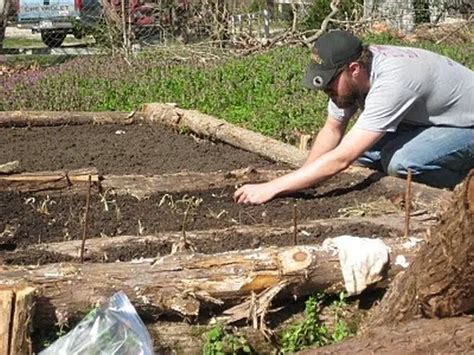 Build a Raised Garden Bed From Logs | DIY projects for everyone!