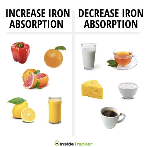 Maximize Iron Absorption | Foods with iron, Nutrition facts label, Iron intake