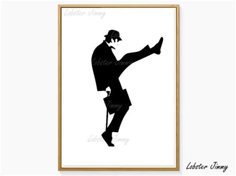 Monty Python, The Ministry of Silly Walks, John Cleese, Funny Wall Art, Printable Art, Silly ...