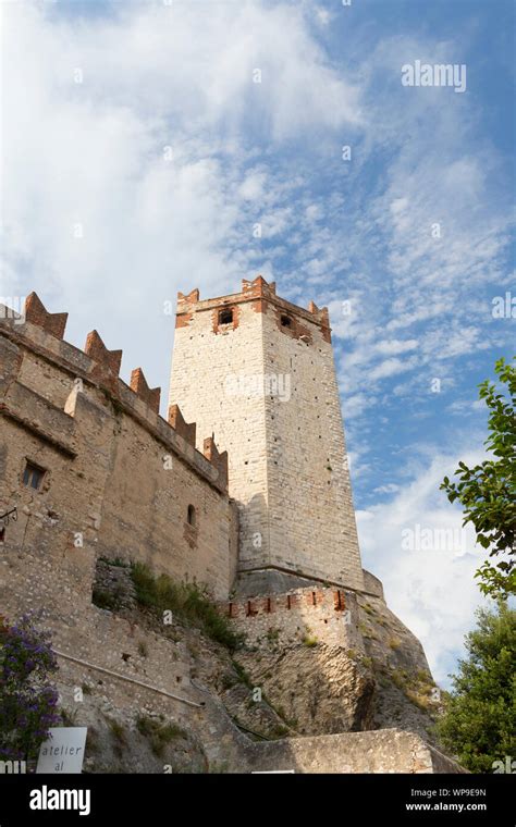 Malcesine Castle, Malcesine, Italy Stock Photo - Alamy