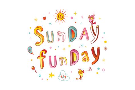 Sunday Funday Graphic by Alias Ching · Creative Fabrica