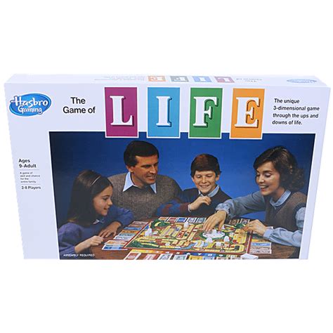 Buy Hasbro Gaming The Game Of Life Board Game For Families & Kids Ages 9 & Up, Game For 2-8 ...