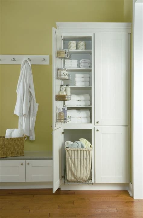 Tall Bathroom Cabinet With Hamper – Semis Online