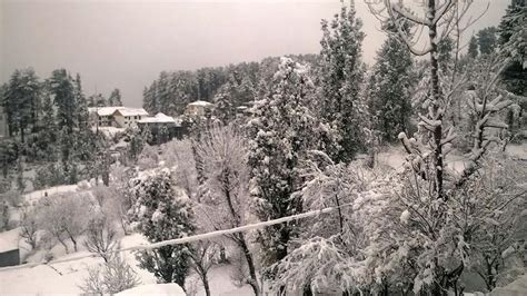 Higher reaches in Chenab Valley receives fresh snow fall