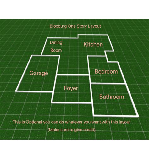 Modern House Floor Plan with Labeled Rooms