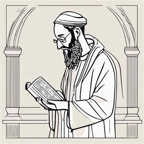 Premium Vector | Torah reading isolated cartoon vector illustration ...