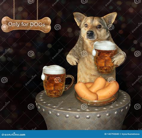 Drinking Sausage Cartoon | CartoonDealer.com #48914207