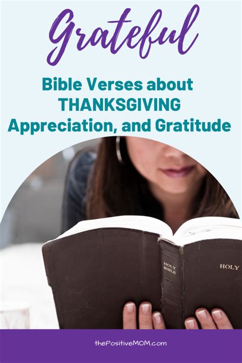 Bible Verses About Thanksgiving, Appreciation, and Gratitude