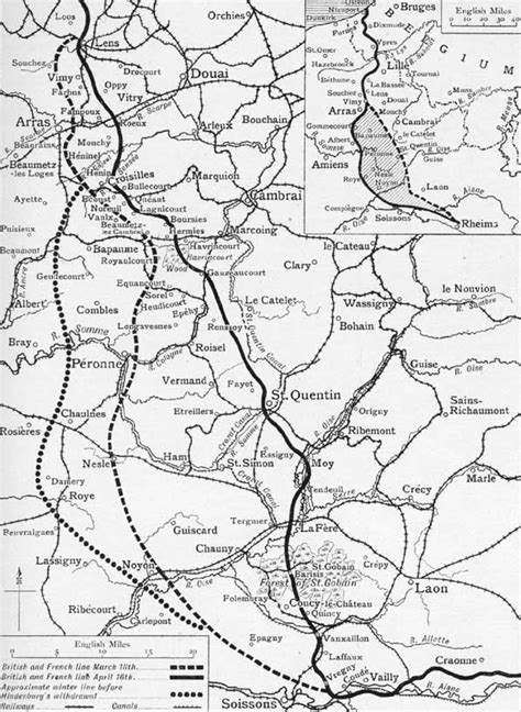 owalo design: Simple Hindenburg Line Map