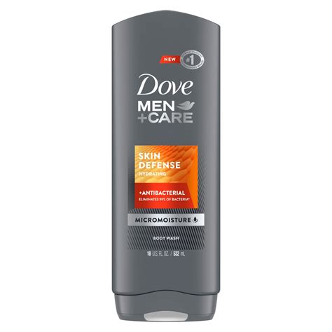 Dove Men+Care Skin Defense Body Wash For Smooth and Hydrated Skin Care ...