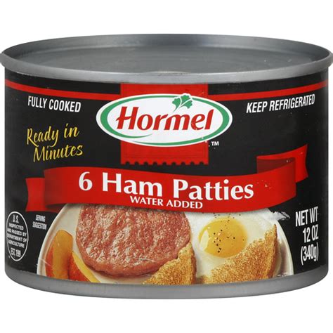 Hormel® Fully Cooked Ham Patties 6 Ct Can | Canned Meat | Riesbeck