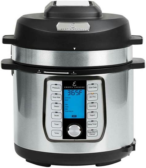 Emeril Everyday Pressure Cooker, 6 QT With Accessory Pack, CLEAR | Air ...