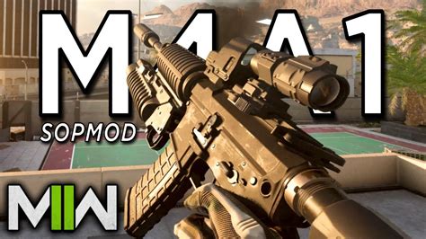 Classic M4A1 Style SOPMOD in Modern Warfare II Gameplay - YouTube