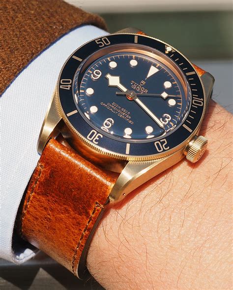 Tudor Heritage Black Bay Bronze Blue Watch | aBlogtoWatch