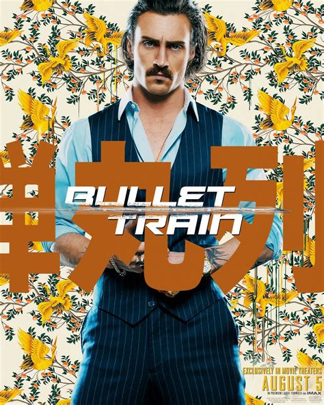 Bullet Train Character Posters Shows Off Star-Studded Assassins