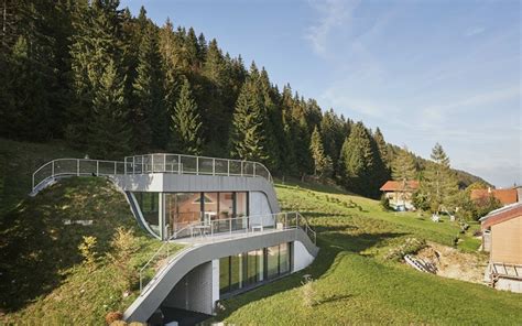 JDS architects embeds casa jura into the french landscape