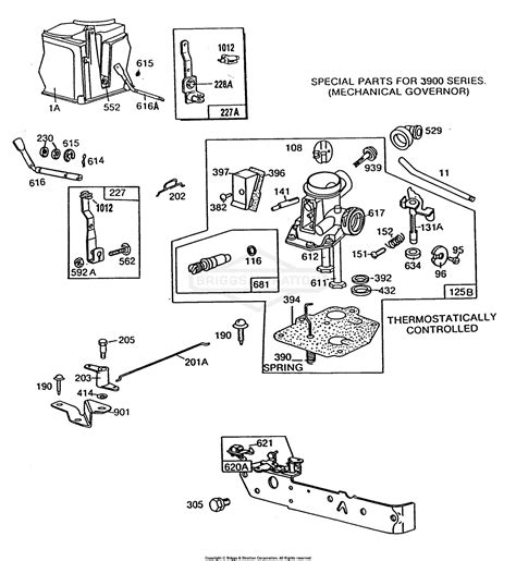 Briggs and stratton carb diagram