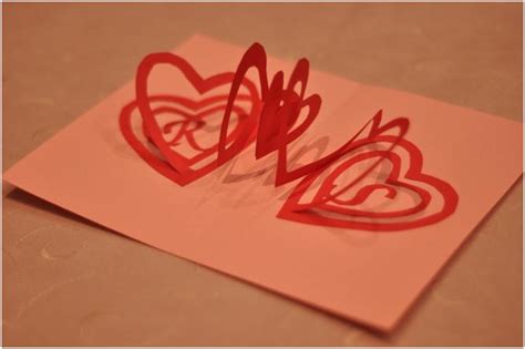 Valentine’s Day Pop Up Card: Spiral Heart - Creative Pop Up Cards