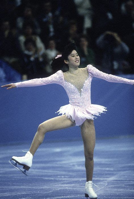 Kristi Yamaguchi performing her free skate during the U.S. Figure Skating Championships in Salt ...