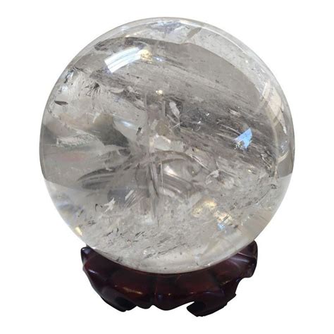 Extra Large Quartz Crystal Ball | Crystal ball, Crystals, Crystal figurines