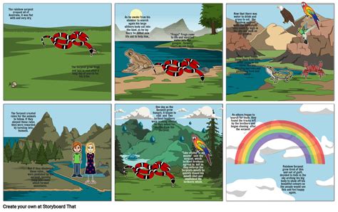 The Rainbow Serpent Storyboard by 457b10dc