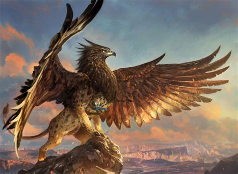 MTGNexus - Goldmane Griffin Art by Paul Scott Canavan