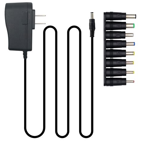 Universal DC 7.5V 1A Power Supply with Multiple Connectors and Protection Features for LED ...