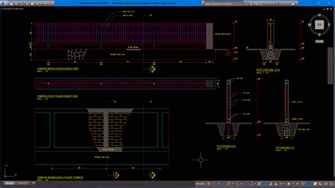 [INILAH] Pondasi Rollag Bata Dwg - 2023