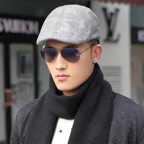 New 2015 New Cotton Beret Men autumn and winter fashion temperament ...