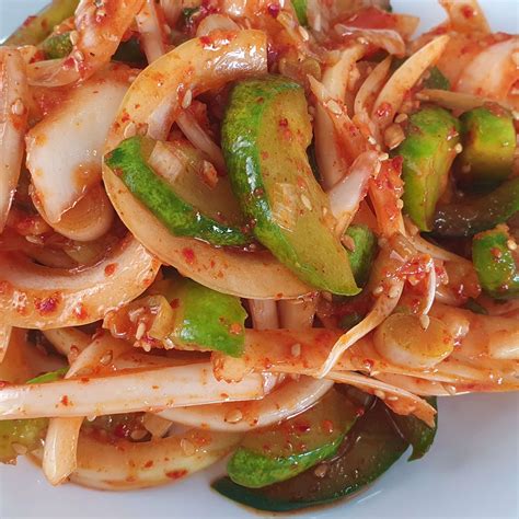 KOREAN CUCUMBER KIMCHI RECIPE - 엉클쿡 맛있는 음식 이야기