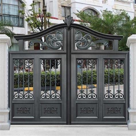 Wholesale simple iron gate grill designs aluminum swing gate From m.alibaba.com | House gate ...